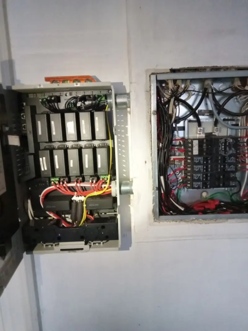 Electrical panel upgrade completed for Indoor Lighting Installation in Ellicott